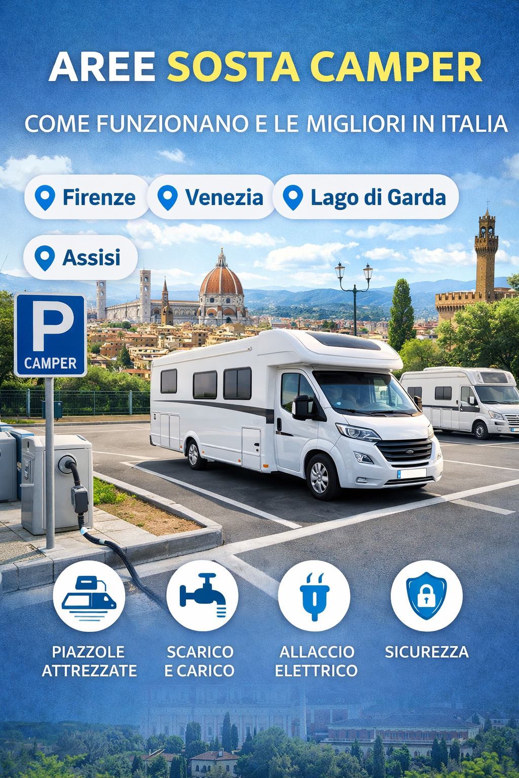 Aree di sosta per camper: come scegliere le migliori